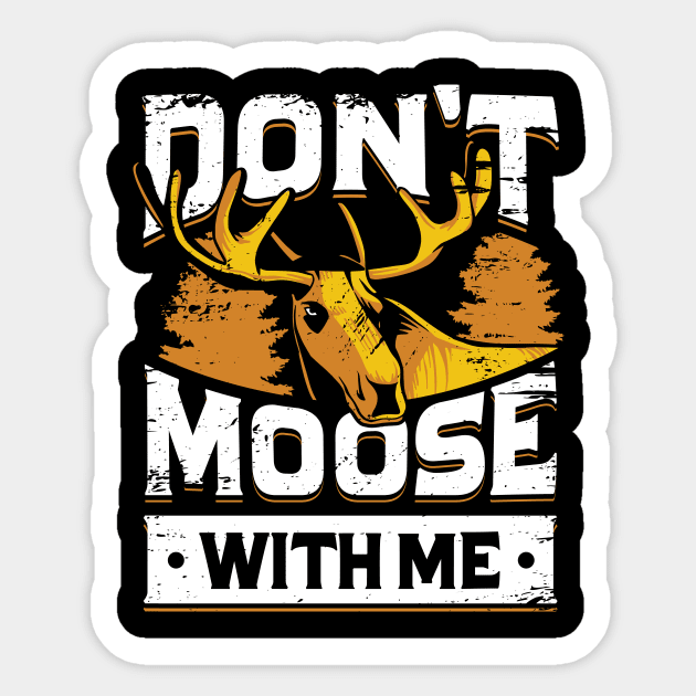 Funny Moose Elk Canadian Gift Sticker by Dolde08
